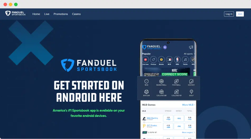 FanDuel Kentucky Android